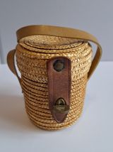 Verre de cure VICHY et panier osier