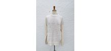 Pull Blanc homme vintage