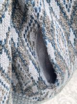Cardigan homme d'hiver vintage