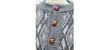 Cardigan homme d'hiver vintage