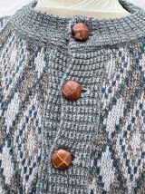 Cardigan homme d'hiver vintage