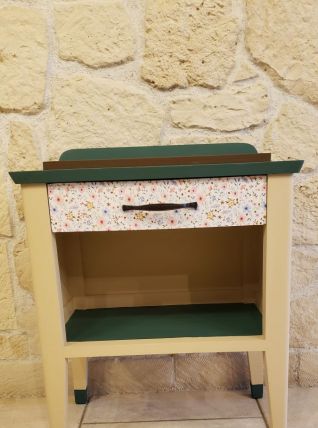 Chevet - Table de nuit vintage relookée