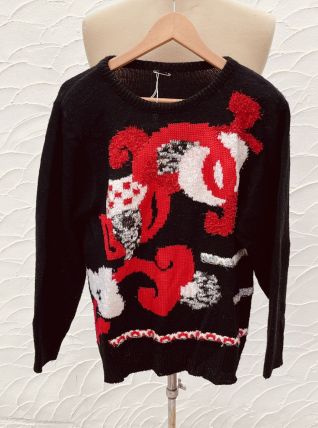Pull d'hiver vintage