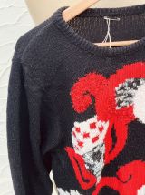 Pull d'hiver vintage