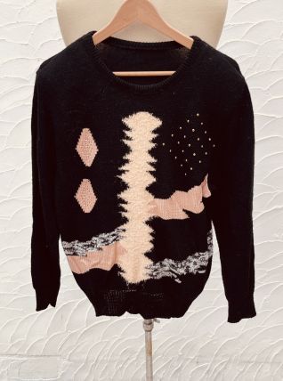 Pull d'hiver fait main