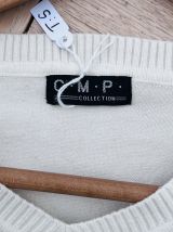Pull femme à damiers