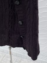 Pull type poncho vintage