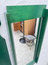 Portemanteau et son miroir en pin