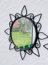 Duo de miroir en fer forgé