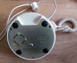 Ancien téléphone rond TELCER  ivoire