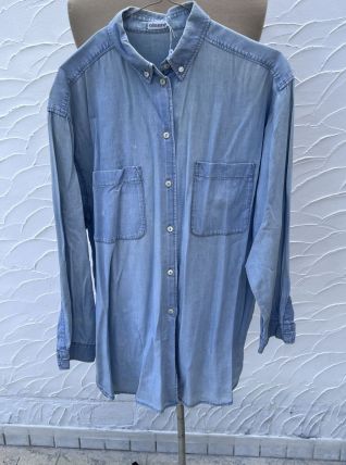 Chemise en jeans clair Olsen vintage