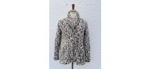 Cardigan en laine fait main