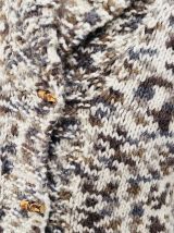 Cardigan en laine fait main