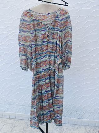 Robe longue d'été vintage