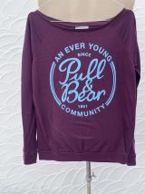 T-shirt longues manches Pull&amp;Bear vintage