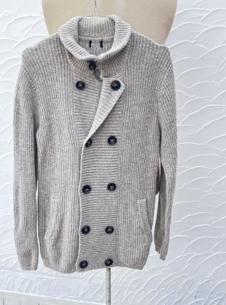 Pull cardigan homme vintage
