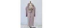 Manteau d'hiver avec fourrure vintage