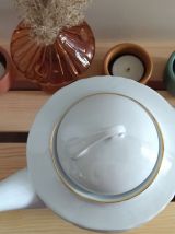Cafetière et sucrier en porcelaine