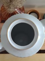 Cafetière et sucrier en porcelaine