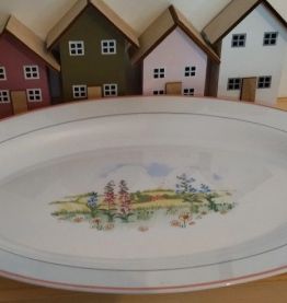 Plat en opaline Arcopal