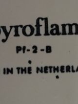 Plat Pyroflam vintage 1960-70