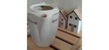 Cafetière en véritable opaque Digoin Sarreguemines
