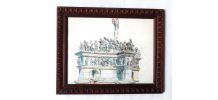 Dessin d'Eugène Véder "Le monument".