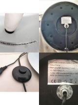 Lampe design vintage Eyeball chromé pied tulipe - 3 globes