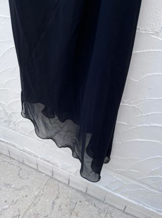 Robe longue noire