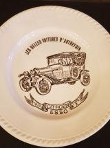Lot de 6 assiettes voitures Vintage ESSO