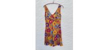 Robe décor floral lumineuse