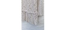 Robe enfant en dentelle crème