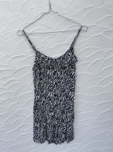 Top short décor tigre H&amp;M vintage