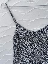Top short décor tigre H&amp;M vintage