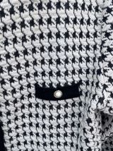 Gilet pied de poule Novita Vintage