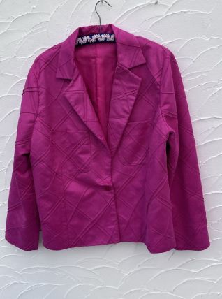 Blazer rose années 80