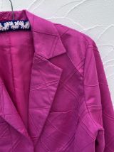 Blazer rose années 80