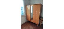 ensemble armoire et lit années 1970 vernis