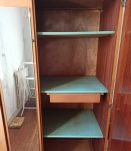 ensemble armoire et lit années 1970 vernis