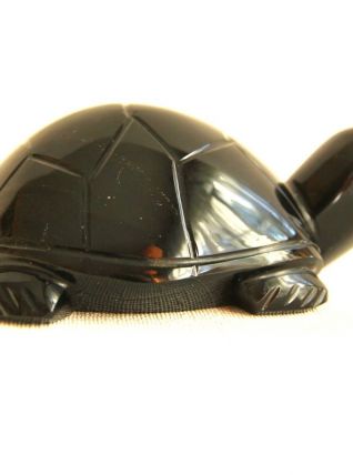 Belle grosse tortue en onyx, vintage provenance du Mexique. 