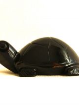 Belle grosse tortue en onyx, vintage provenance du Mexique. 