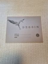 Lot de 3 anciens cahiers d'écolier
