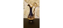 Elégante cruche/aiguière  en porcelaine Limoges 22K