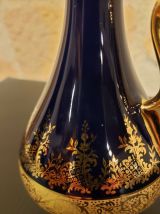 Elégante cruche/aiguière  en porcelaine Limoges 22K