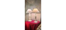 paire de lampes de chevet ou salon,  en bois scpulté vintage