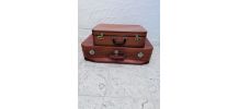 Duo de valises vintage