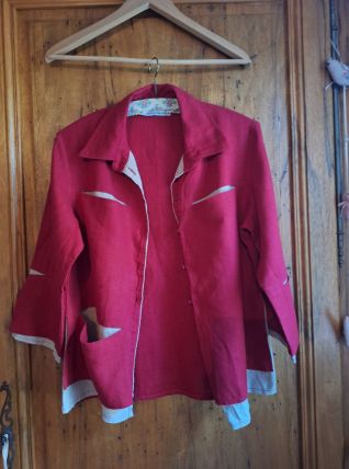 Veste/chemise 100 pour cent lin