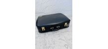 Valise en carton noir vintage
