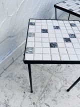 Duo de tables d'appoint en céramique