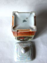 Grande boîte à sucre vintage - Boîte porcelaine romantique